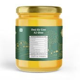 Pure Natural Gir Cow Desi Ghee By Gau Krupa | Vedic Bilona Method Gir Gaay Ghee Good For Overall Health | (200ml) 6.7 Ounce | Jar Pack